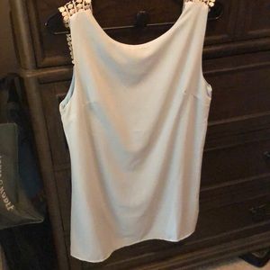 Light blue dress with crochet